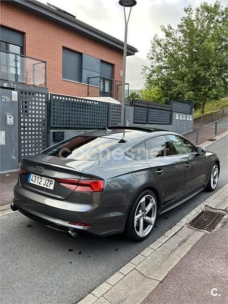Usado Audi A5 Sportback S-Line 252 CV (185 kW) 2017 Gris / plata Utilitario