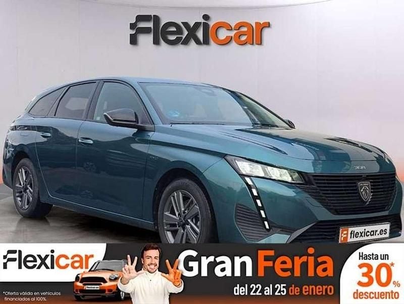 Usado Peugeot 308 Style 131 CV (96 kW) 2024 Verde Utilitario