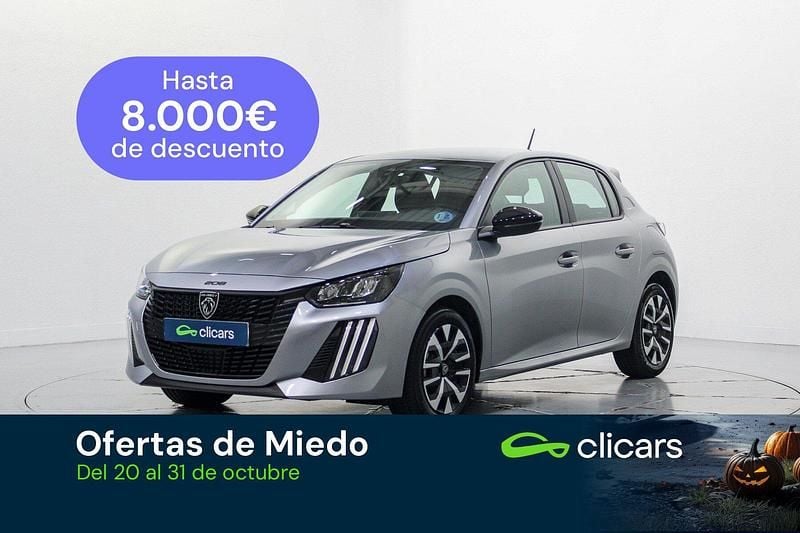 Gris / plata Usado 2024 Peugeot 208 Active Utilitario | 17.290 € (Precio justo) - Imagen 1/4