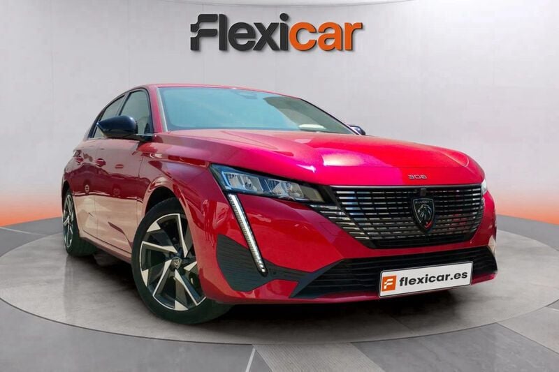 Rojo Usado 2022 Peugeot 308 Allure Berlina | 15.690 € (Precio justo) - Imagen 1/4