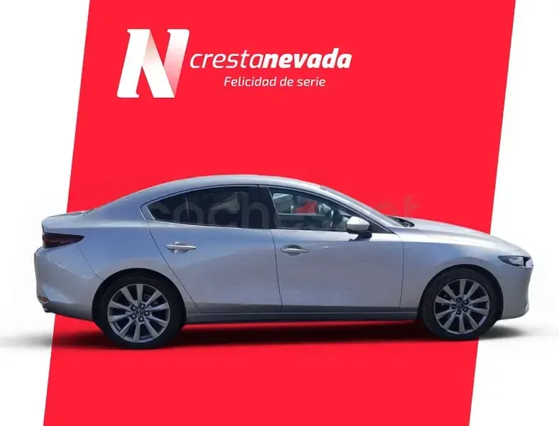 Usado Mazda 3 122 CV (89 kW) 2022 Gris / plata Berlina