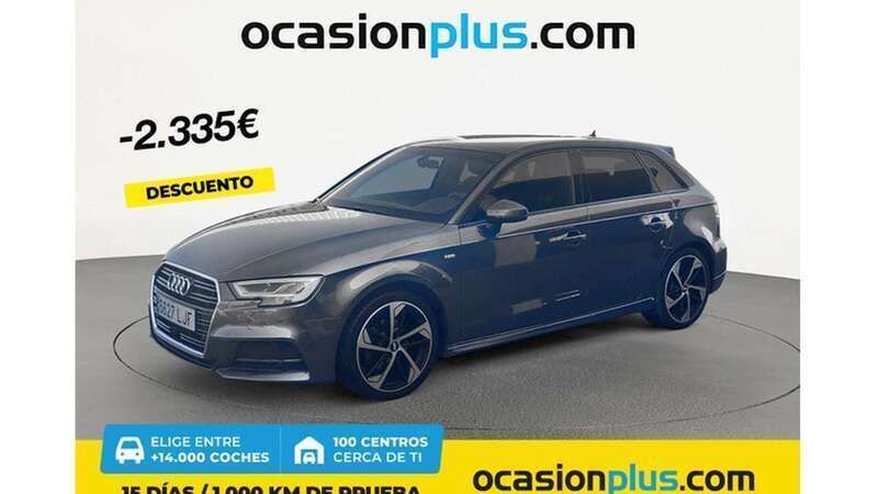 Gris Usado 2020 Audi A3 Sportback S-Line Utilitario | 23.355 € (Buen precio) - Imagen 1/4