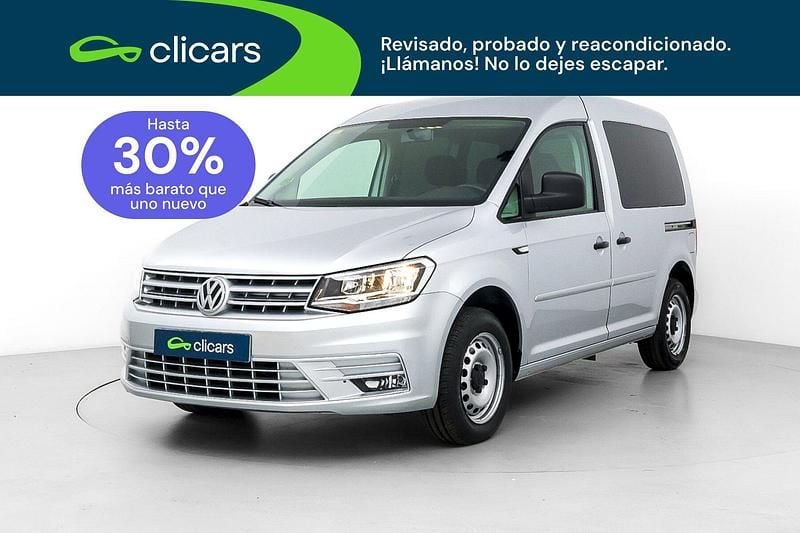 Usado VW Caddy 102 CV (75 kW) 2020 Gris Monovolumen