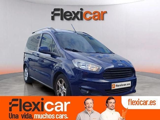 Azul Usado 2017 Ford Tourneo Courier Ambiente Monovolumen | 11.490 € (Precio justo) - Imagen 1/4