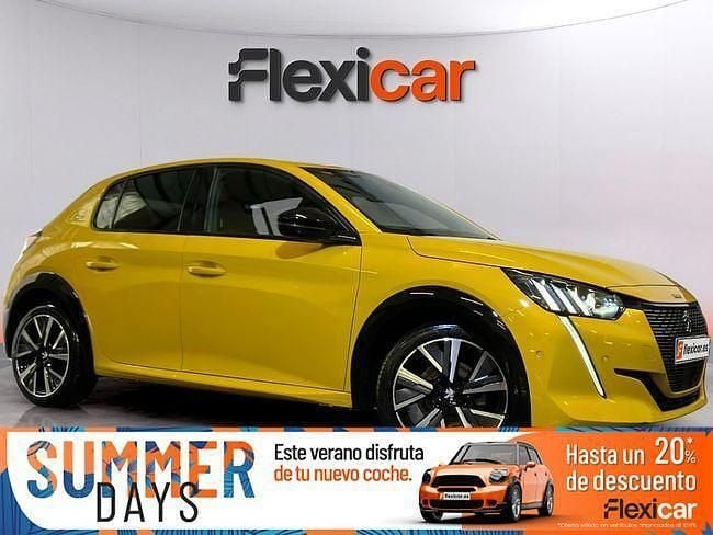 Amarillo Usado 2021 Peugeot 208 GT Utilitario | 14.790 € (Un poco caro) - Imagen 1/4