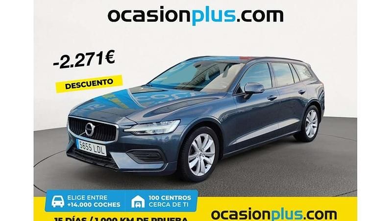 Azul Usado 2019 Volvo V60 Momentum Familiar | 22.719 € (Un poco caro) - Imagen 1/4