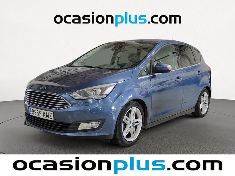 Azul Usado 2018 Ford C-MAX Titanium Monovolumen | 9910 € (Precio justo) - Imagen 1/4