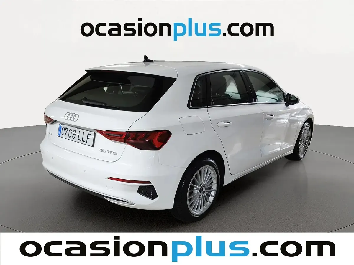 Usado Audi A3 Advanced Plus 150 CV (110 kW) 2020 Blanco Berlina