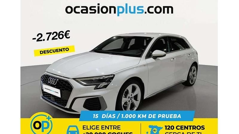Usado Audi A3 Sportback S-Line 150 CV (110 kW) 2023 Blanco Utilitario