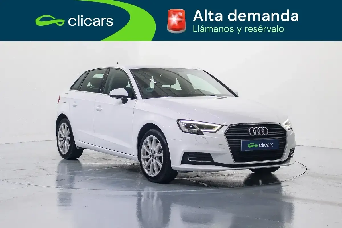 Usado Audi A3 Design 150 CV (110 kW) 2019 Blanco Berlina