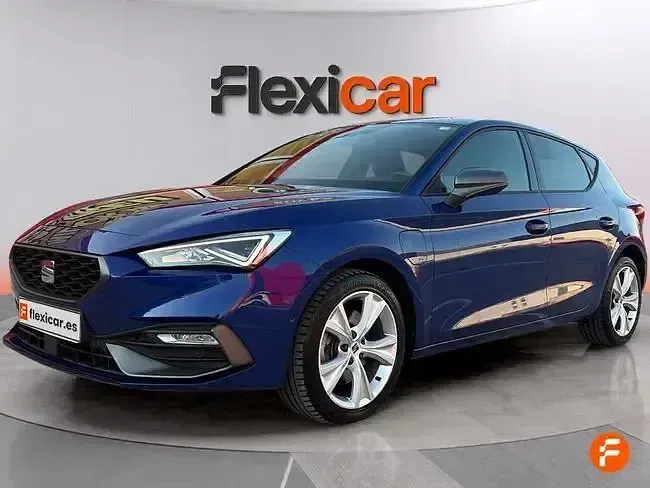 Usado Seat Leon FR 204 CV (150 kW) 2020 Azul Berlina