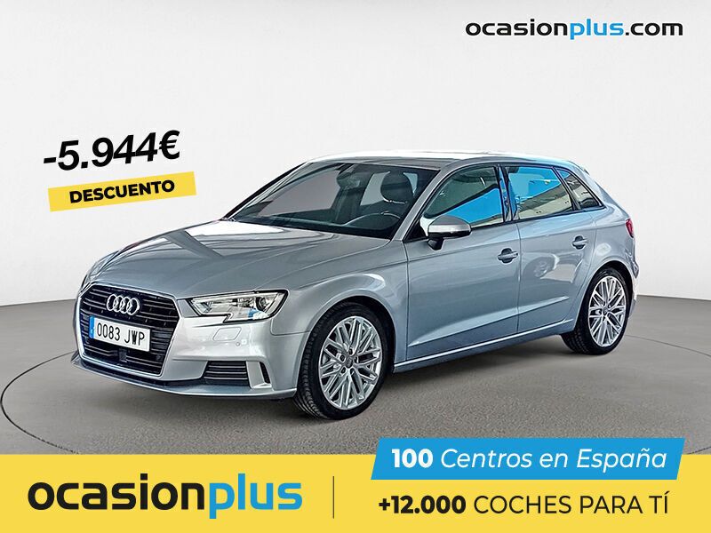 Gris Usado 2017 Audi A3 Sport Utilitario | 18.250 € (Buen precio) - Imagen 1/4