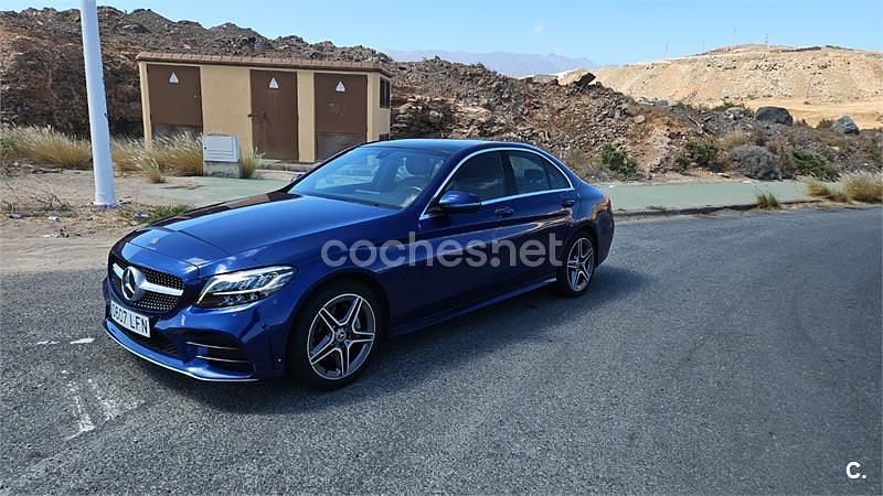 Usado Mercedes C200 160 CV (117 kW) 2020 Azul Berlina