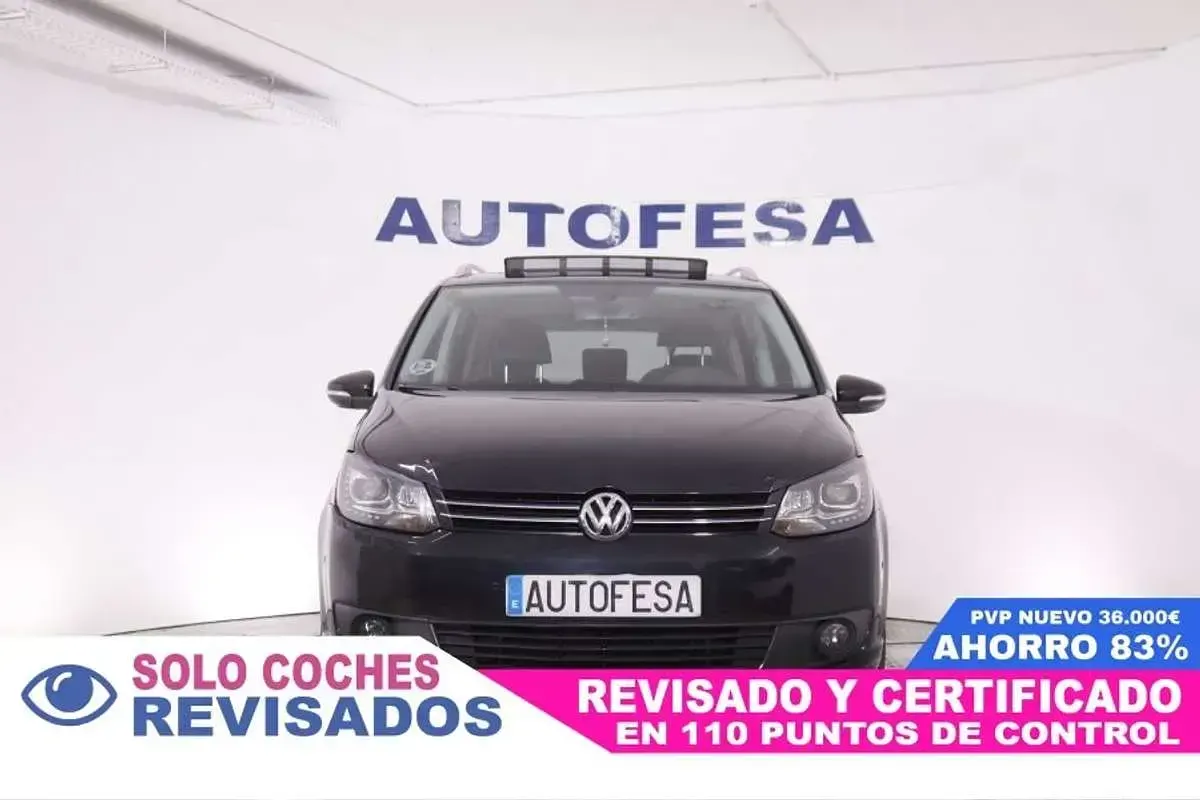 Usado VW Touran Advance 140 CV (102 kW) 2012 Negro Monovolumen