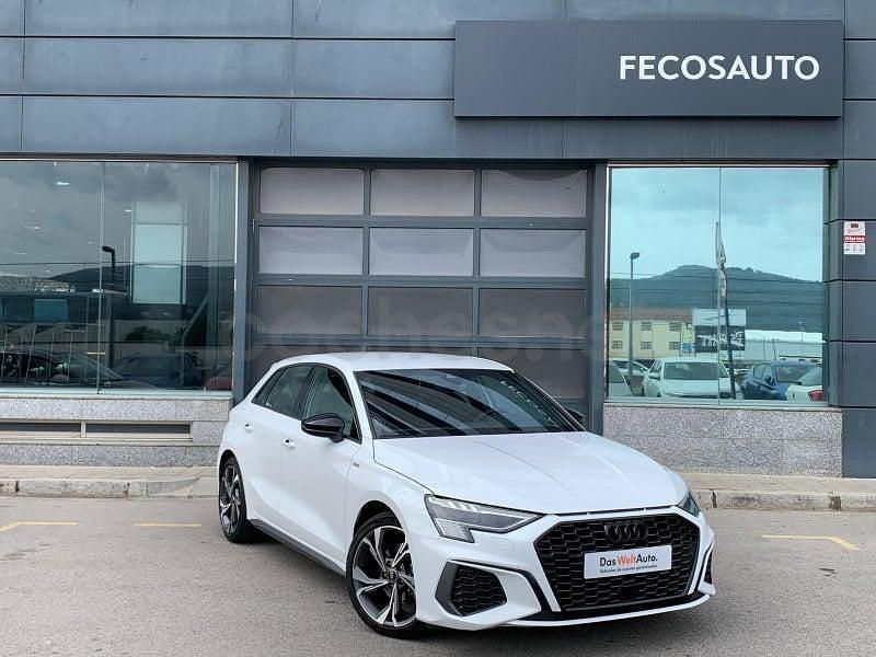 Usado Audi A3 S-Line 204 CV (150 kW) 2022 Blanco Berlina