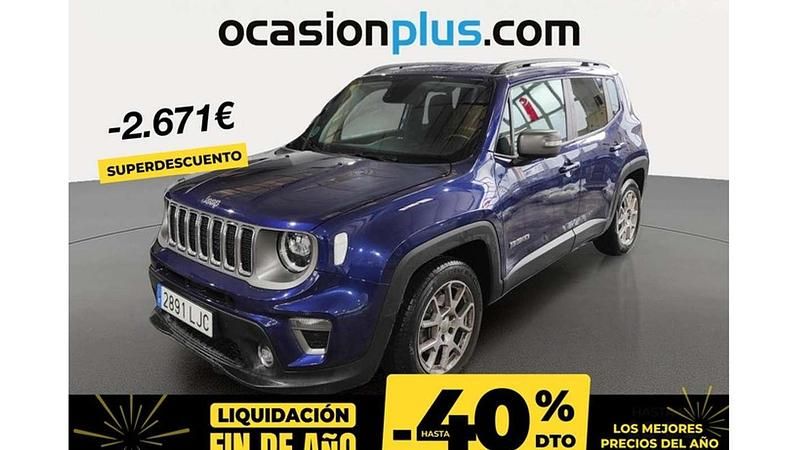 Azul Usado 2020 Jeep Renegade Limited SUV | 14.719 € (Buen precio) - Imagen 1/4