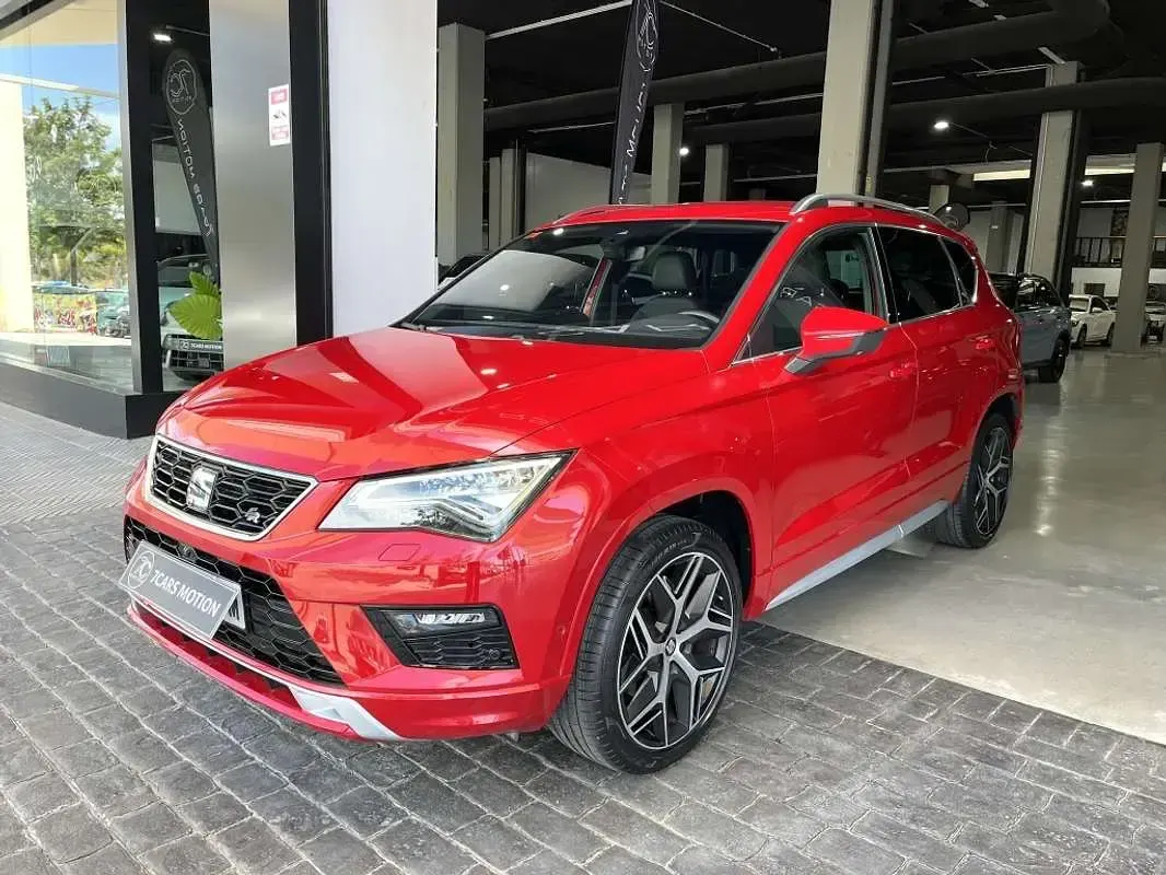 Usado Seat Ateca 4Drive 190 CV (139 kW) 2019 Rojo SUV