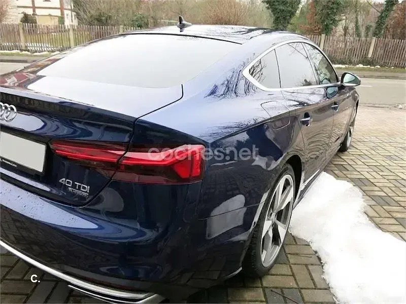 Usado Audi A5 Sportback 204 CV (150 kW) 2020 Azul Utilitario