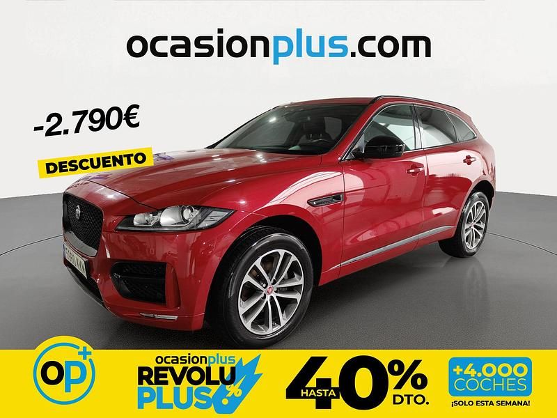 Usado Jaguar F-Pace R-Sport 180 CV (132 kW) 2018 Rojo SUV