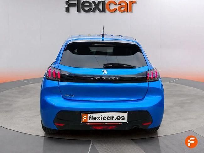 Usado Peugeot 208 Active 100 CV (73 kW) 2022 Azul Utilitario