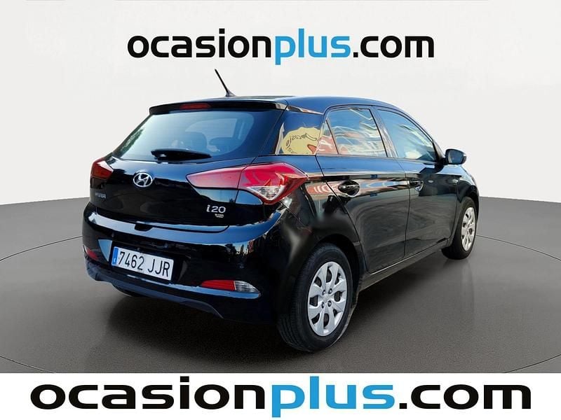 Usado Hyundai i20 84 CV (61 kW) 2015 Negro Utilitario