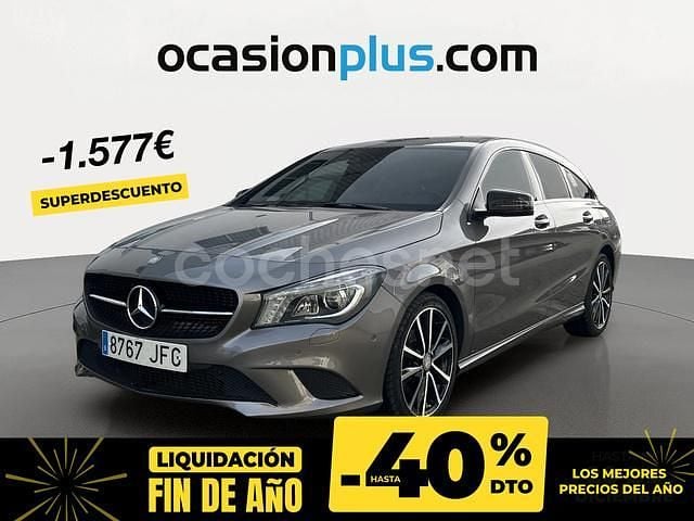 Gris / plata Usado 2015 Mercedes CLA220 Shooting Brake Urban Familiar | 21.300 € (Precio justo) - Imagen 1/4