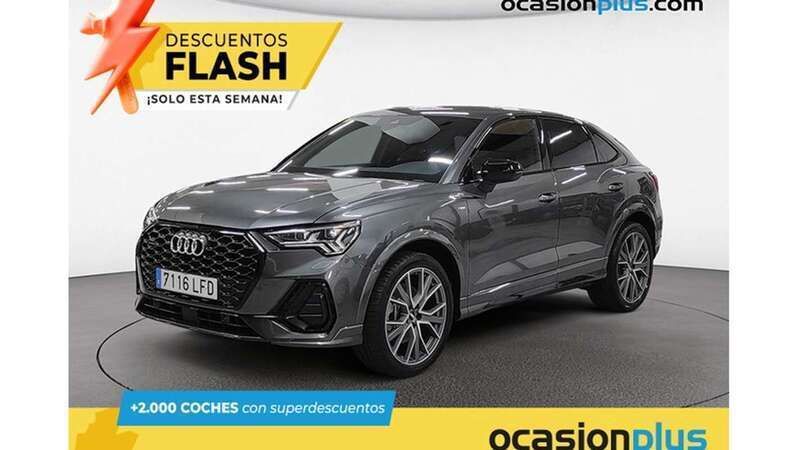 Gris Usado 2020 Audi Q3 Sportback S-Line SUV | 40.818 € (Un poco caro) - Imagen 1/4