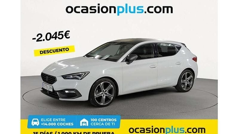 Blanco Usado 2021 Seat Leon FR Utilitario | 20.455 € (Precio justo) - Imagen 1/1