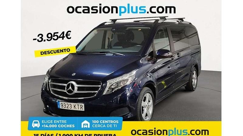 Azul Usado 2019 Mercedes V220 Avantgarde Monovolumen | 39.546 € (Buen precio) - Imagen 1/3