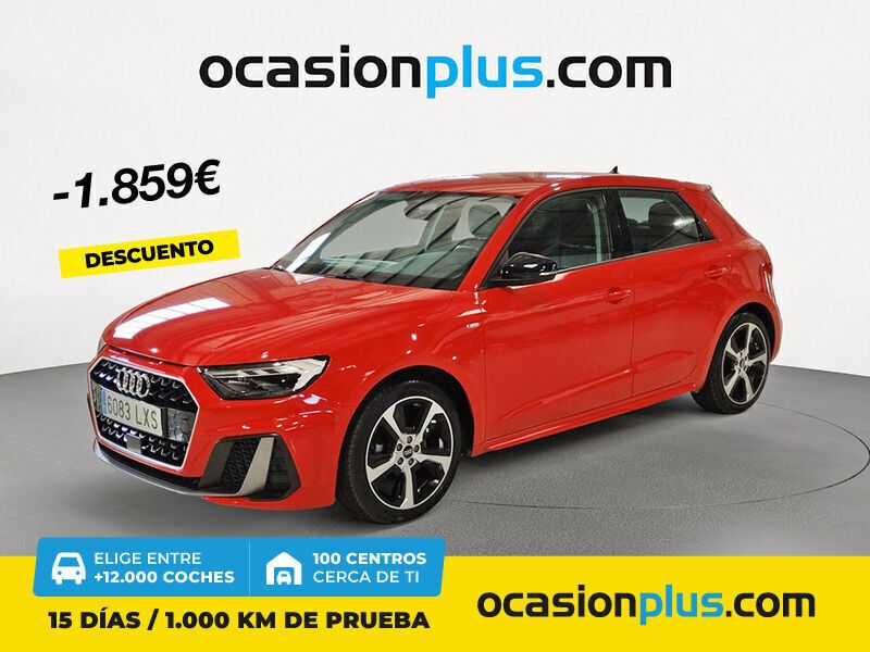 Rojo Usado 2022 Audi A1 S-Line Utilitario | 20.450 € (Precio justo) - Imagen 1/4