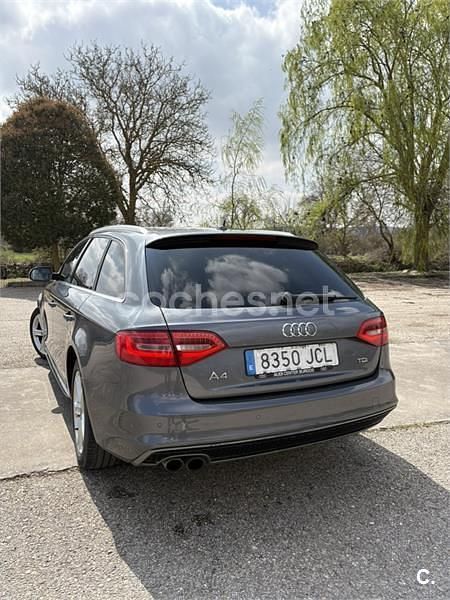 Usado Audi A4 S-Line 150 CV (110 kW) 2015 Gris / plata Familiar