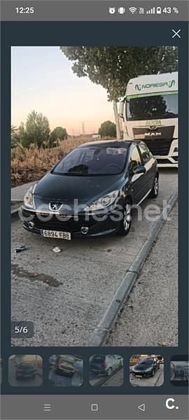Usado Peugeot 307 110 CV (80 kW) 2006 Azul Berlina