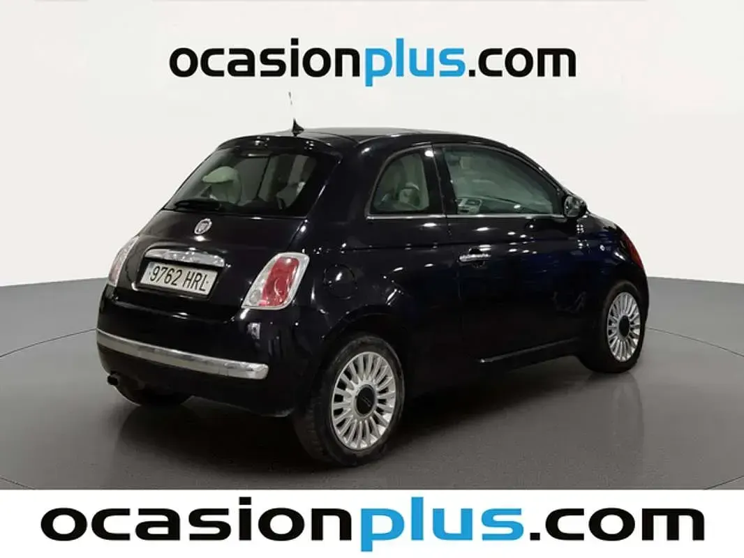 Usado Fiat 500 Lounge 69 CV (50 kW) 2013 Negro Utilitario