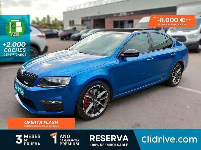 Azul Usado 2016 Skoda Octavia RS Utilitario | 16.390 € (Buen precio) - Imagen 1/3