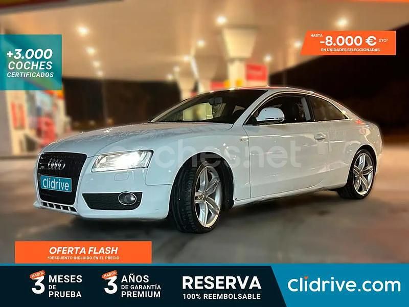 Usado Audi A5 Premium 190 CV (139 kW) 2008 Blanco Coupe