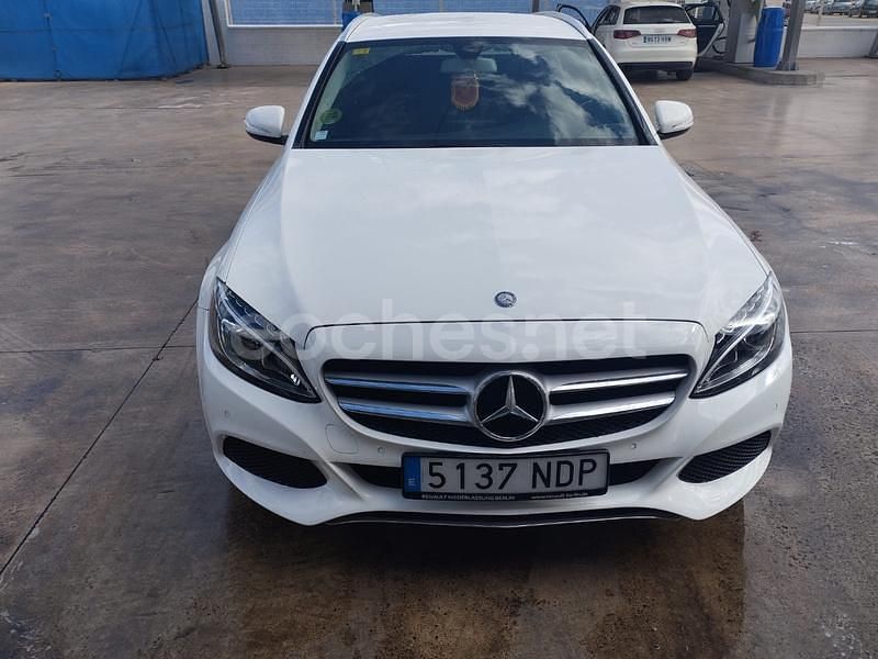Blanco Usado 2015 Mercedes C220 Exclusive Familiar | 14.500 € (Buen precio) - Imagen 1/4