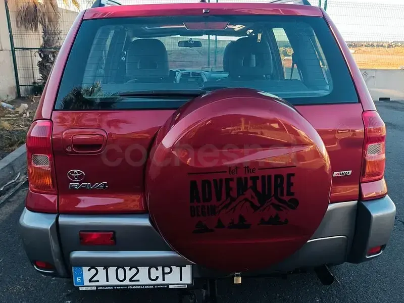 Usado Toyota RAV4 Sol 150 CV (110 kW) 2003 Granate SUV