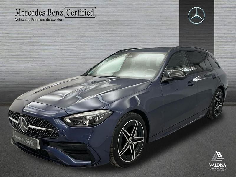 Azul Usado 2024 Mercedes C220 Familiar | 47.900 € (Un poco caro) - Imagen 1/4