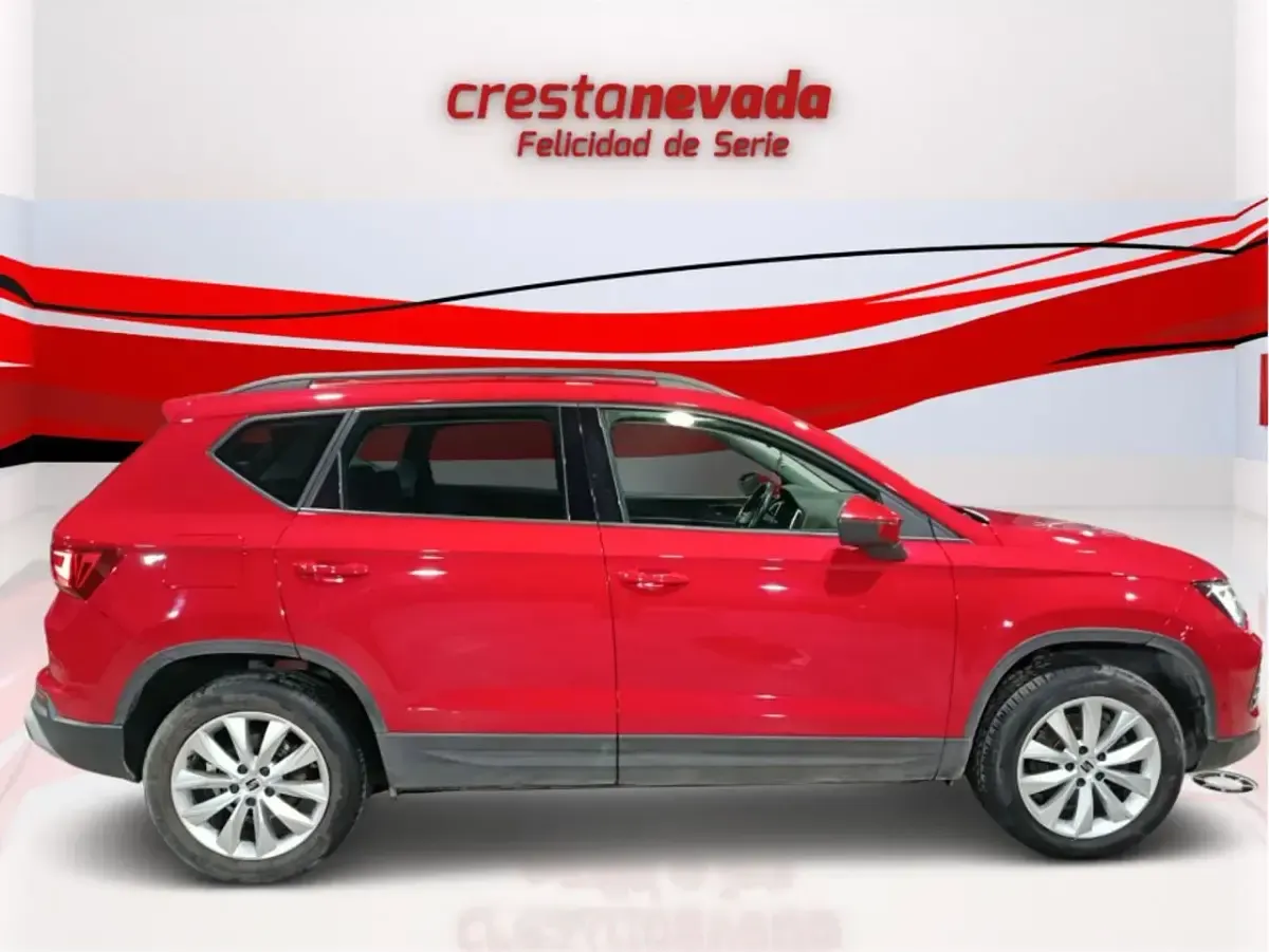 Usado Seat Ateca Style 150 CV (110 kW) 2021 Rojo SUV