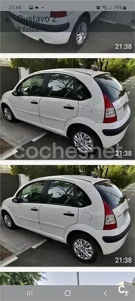 Usado Citroën C3 70 CV (51 kW) 2009 Negro Berlina