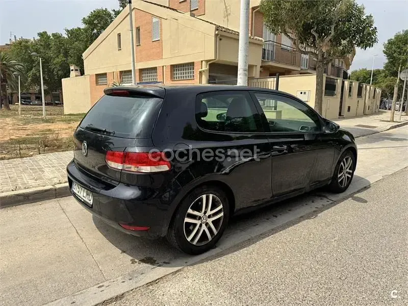 Usado VW Golf VI Advance 122 CV (89 kW) 2010 Negro Berlina