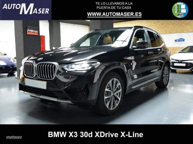 Negro Usado 2022 BMW X3 xLine SUV | 49.500 € (Un poco caro) - Imagen 1/4