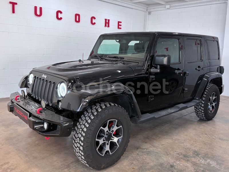 Negro Usado 2014 Jeep Wrangler Unlimited Sahara SUV | 32.900 € (Precio justo) - Imagen 1/4