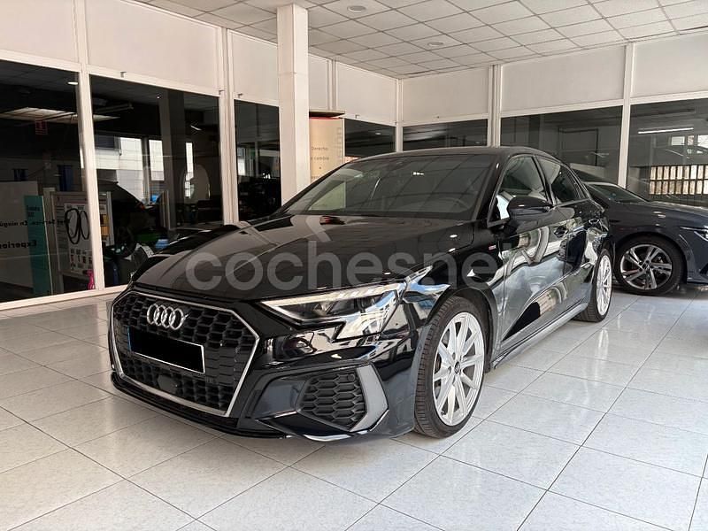 Negro Usado 2021 Audi A3 Sportback e-tron S-Line Berlina | 24.900 € (Buen precio) - Imagen 1/4