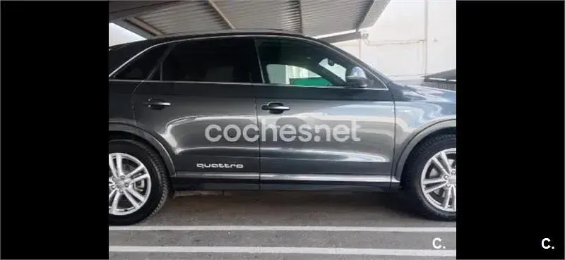 Usado Audi Q3 S-Line 184 CV (135 kW) 2017 Gris / plata SUV