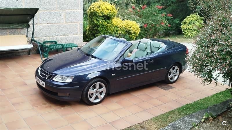 Usado Saab 9-3 Linear 150 CV (110 kW) 2007 Azul Descapotable