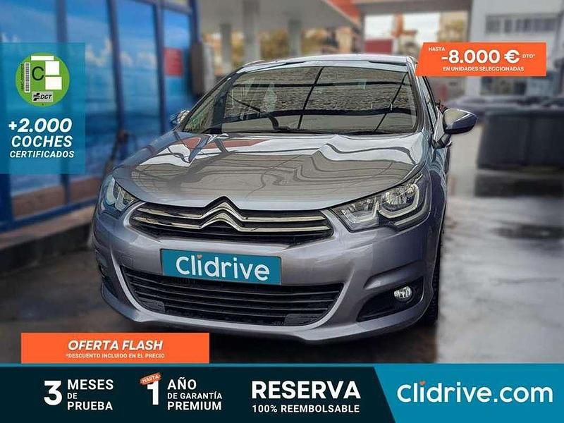 Gris Usado 2016 Citroën C4 PureTech Berlina | 7490 € (Precio justo) - Imagen 1/3