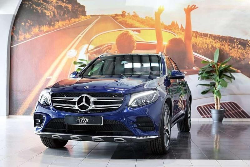 Usado Mercedes GLC250 204 CV (150 kW) 2019 Azul SUV