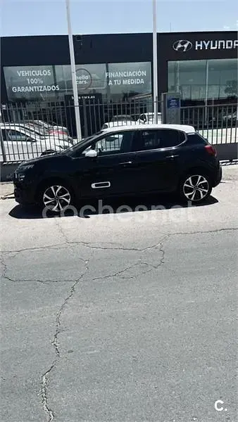 Usado Citroën C3 Feel 102 CV (75 kW) 2021 Negro Utilitario