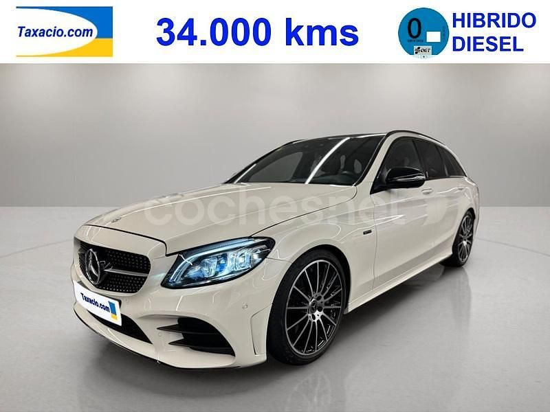 Blanco Usado 2020 Mercedes C300e Familiar | 35.900 € (Un poco caro) - Imagen 1/4